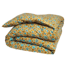 Load image into Gallery viewer, Sage x Clare Magnolia Cotton Quilt Cover - Turquoise