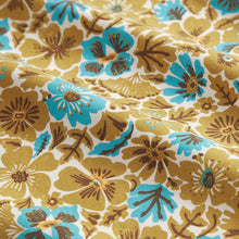 Load image into Gallery viewer, Sage x Clare Magnolia Cotton Quilt Cover - Turquoise