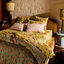 Load image into Gallery viewer, Sage x Clare Magnolia Cotton Quilt Cover - Turquoise