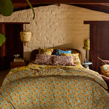 Load image into Gallery viewer, Sage x Clare Magnolia Cotton Quilt Cover - Turquoise