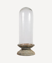 Load image into Gallery viewer, Iron and Glass Pedestal Cloche