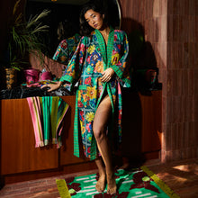 Load image into Gallery viewer, Sage x Clare Ines Cotton Robe