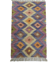 Load image into Gallery viewer, Woven Cotton Rug Diamonds Was $410 Now $205