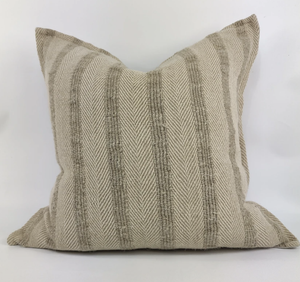 Hand Loomed Rustic Linen Cushion