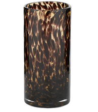 Load image into Gallery viewer, Leopard Glass Vase Tall (Reduced from $45)