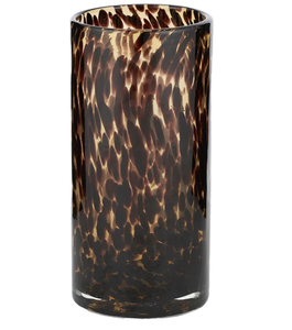 Leopard Glass Vase Tall (Reduced from $45)