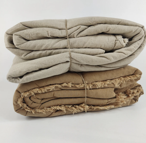 Sandarne 100% Pure Linen Quilted Bedcover
