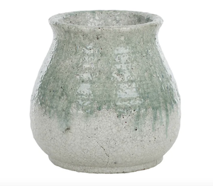 Zella Glazed Ceramic Vase