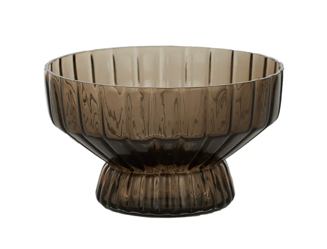 Birk Glass Footed Bowl