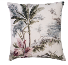 Load image into Gallery viewer, Cushions in Printed Velvet or Canvas Palm (ON SALE)