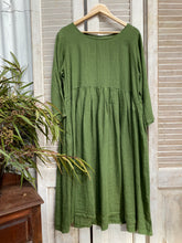 Load image into Gallery viewer, Montaigne Baggy Italian Linen Dress with Side Pockets (one size)