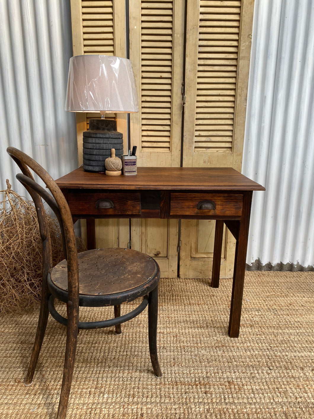 Dark and Moody Writing Desk