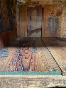 Delightful Faded Green Depression Cupboard