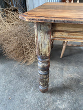 Load image into Gallery viewer, Charming Antique Farmhouse Dining Table