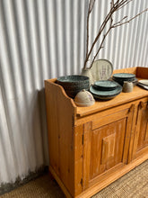 Load image into Gallery viewer, Pretty Stripped Pine Sideboard with Gallery