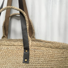 Load image into Gallery viewer, Oversized Jute Shopper