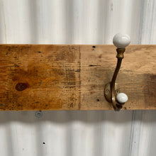 Load image into Gallery viewer, Double Ceramic Coat Rack - 3 Hook