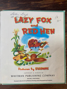 Vintage Story Book: Lazy Fox and Red Hen