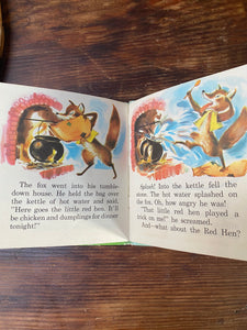 Vintage Story Book: Lazy Fox and Red Hen