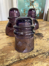 Load image into Gallery viewer, Vintage Purple Glass Agee Insulator
