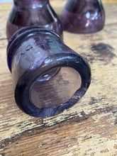 Load image into Gallery viewer, Vintage Purple Glass Agee Insulator