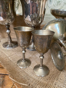 Vintage Silver Plated Drinking Vessels