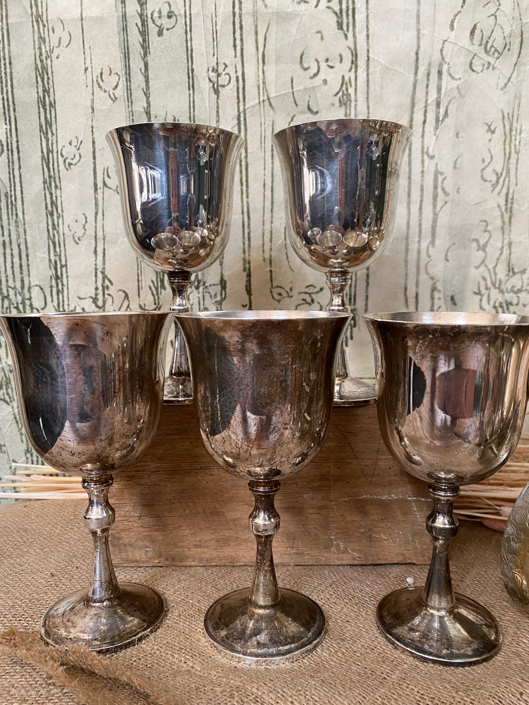 Vintage Silver Plated Drinking Vessels