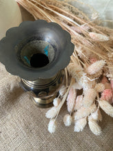 Load image into Gallery viewer, Elegant Etched Floral Brass Indian Vase