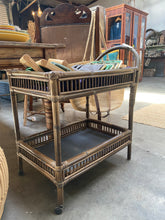Load image into Gallery viewer, Rattan Tea Cart