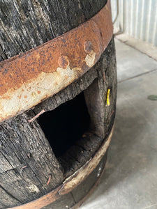 Rustic Wine Barrel