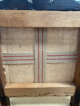 Load image into Gallery viewer, Carved Burlap Upholstered Dining Chair