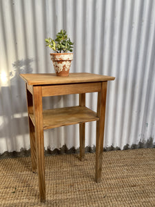 Natural Timber Side Table / Plant Table