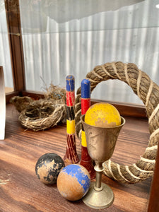 Vintage Toy Croquet Pieces