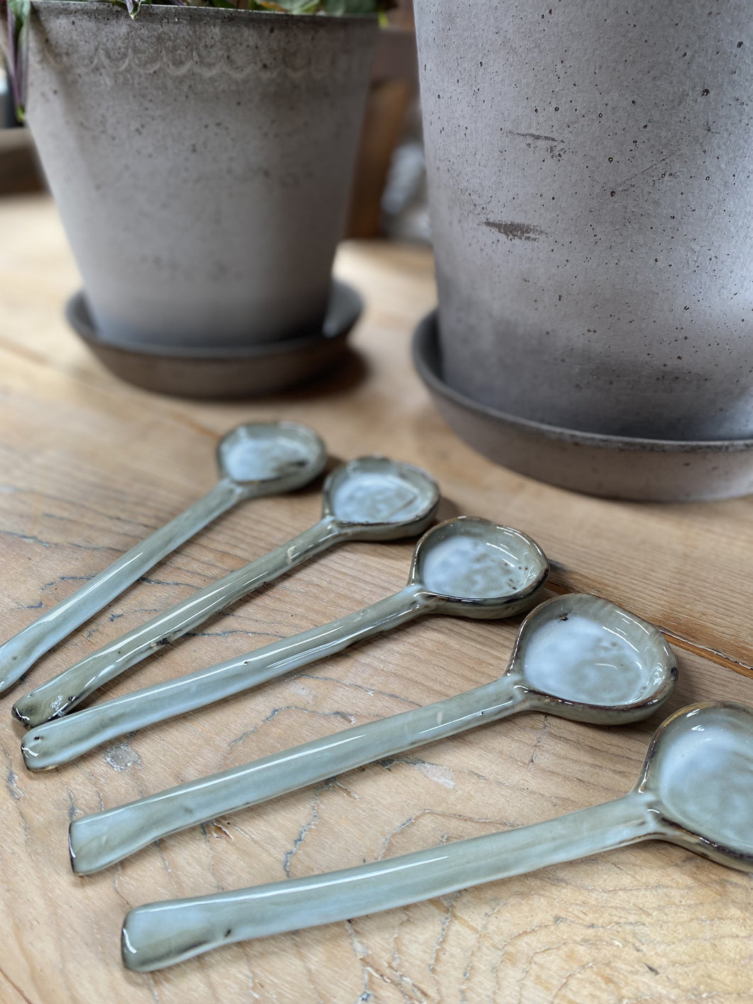 Indigo Ceramic Spoon