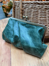 Load image into Gallery viewer, Australian made pleated leather clutch