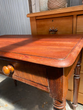Load image into Gallery viewer, Antique Mahogany Hall Table