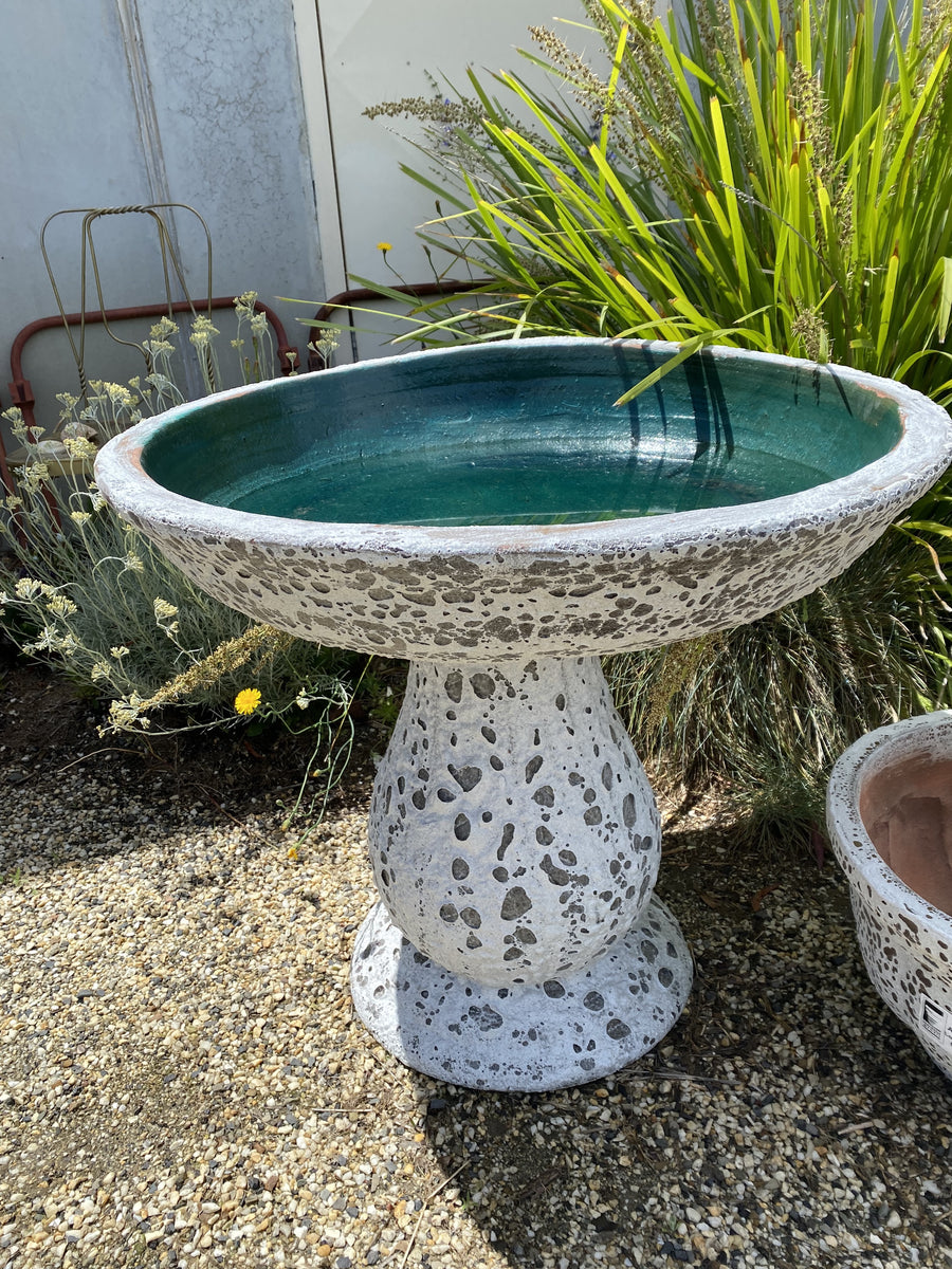 Ancient Bird Bath with Epoxy Seal – HensTeethTrading