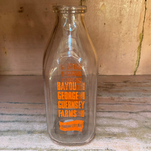 Vintage American Milk Bottle