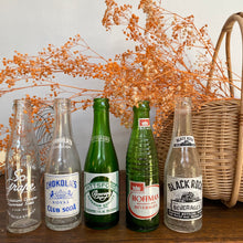 Load image into Gallery viewer, Assorted Vintage Soda Bottles REDUCED PRICE
