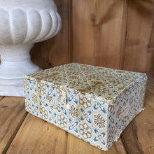 Load image into Gallery viewer, Vintage Handmade Craft Paper Trinket Box