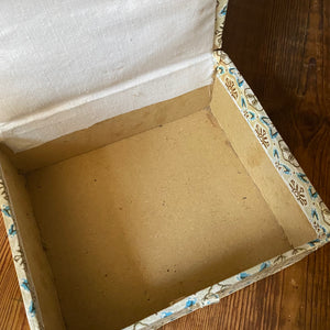 Vintage Handmade Craft Paper Trinket Box