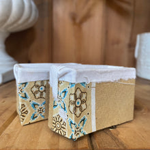 Load image into Gallery viewer, Vintage Handmade Craft Paper Trinket Box