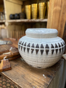Tribal Style Ceramic Pot