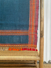 Load image into Gallery viewer, Hand Woven Shawls or Throws (Stone Blue and Orange) Reduced from $195