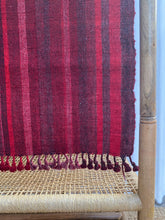 Load image into Gallery viewer, Hand Woven Shawls or Throws (Rustic Red and Charcoal) Reduced from $195