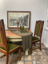 Load image into Gallery viewer, Green Velvet Upholstered Dining Chairs