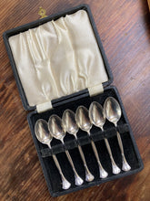 Load image into Gallery viewer, Set of 6 Silver Plated Demitasse Spoons