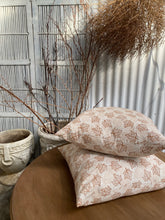 Load image into Gallery viewer, Linen Hand Block Printed Cushions Were $119 Now $60