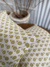 Load image into Gallery viewer, Linen Hand Block Printed Cushions Were $119 Now $60