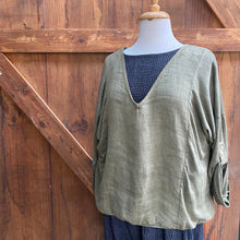 Load image into Gallery viewer, Grande Linen Shirt Adjustable Sleeve